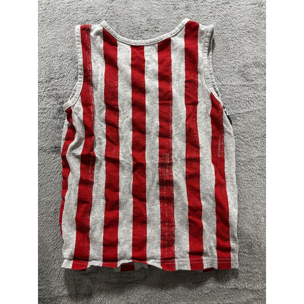 Carter's Boys Size 6 5 Piece Bundle Tees Tank Shorts Americana Red White Blue