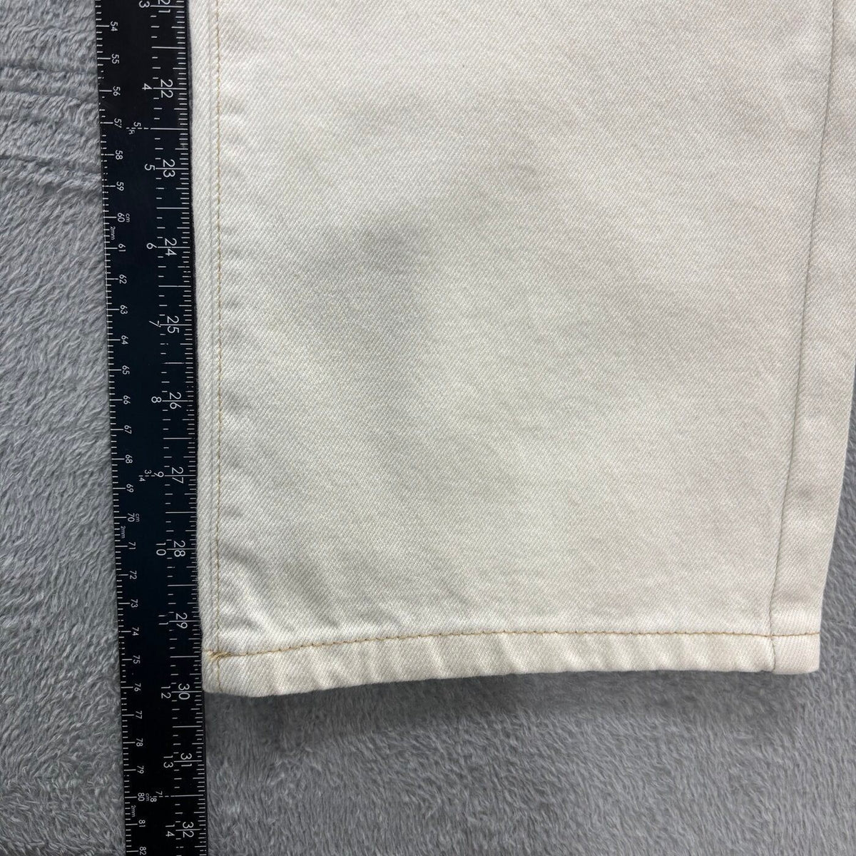 Hem with ruler