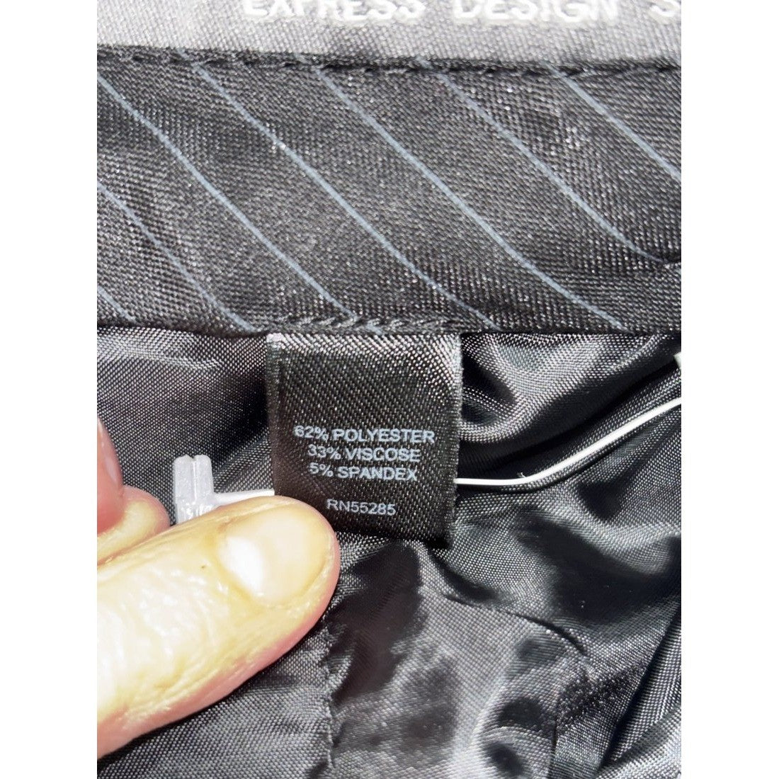 Express Women's Charcoal Editor Dress Pants 14R, photo 9 of 11