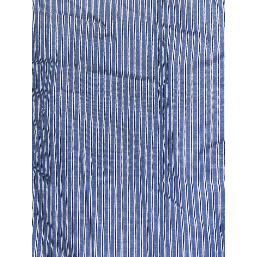 Hugo Boss Mens 15 1/2 34/35 Blue Stripe Long Sleeve Button Up Dress Shirt