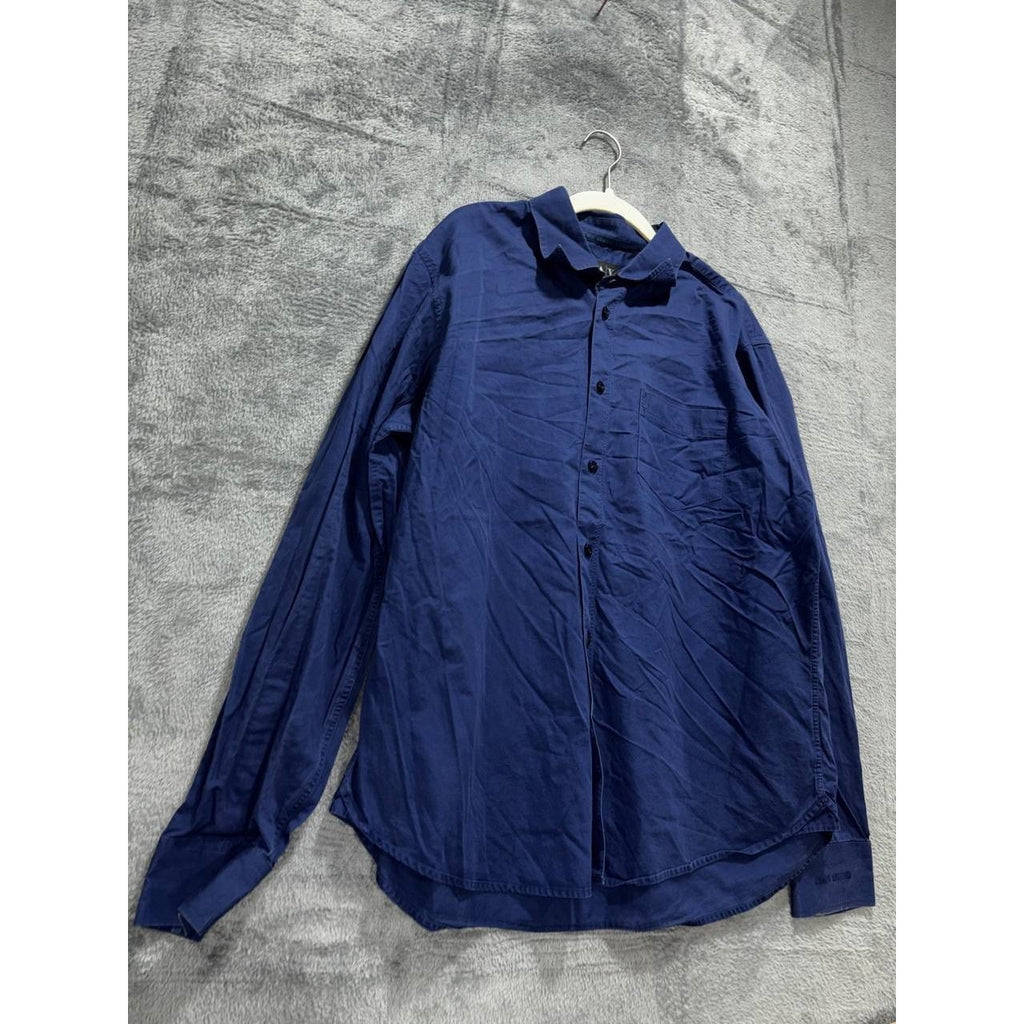 Armani Exchange Men's Navy Blue Shirt Size XL, photo 3 of 9