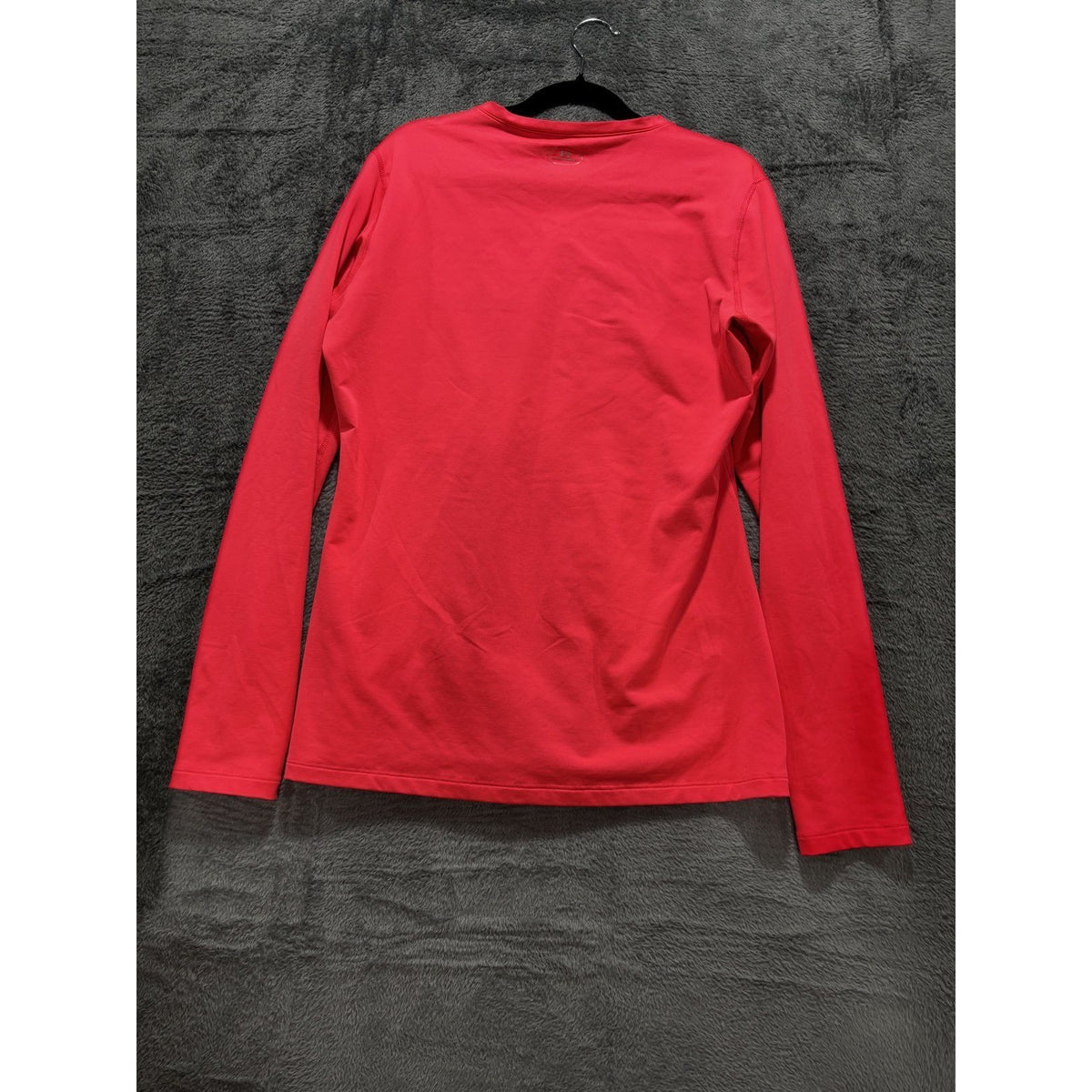 Under Armour Womens XL Coral Red ColdGear Fitted Long Sleeve Tee Athletic
