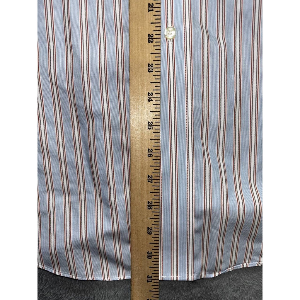 Brooks Brothers Men's Blue Striped Shirt 16 1/2-2/3, photo 5 of 8