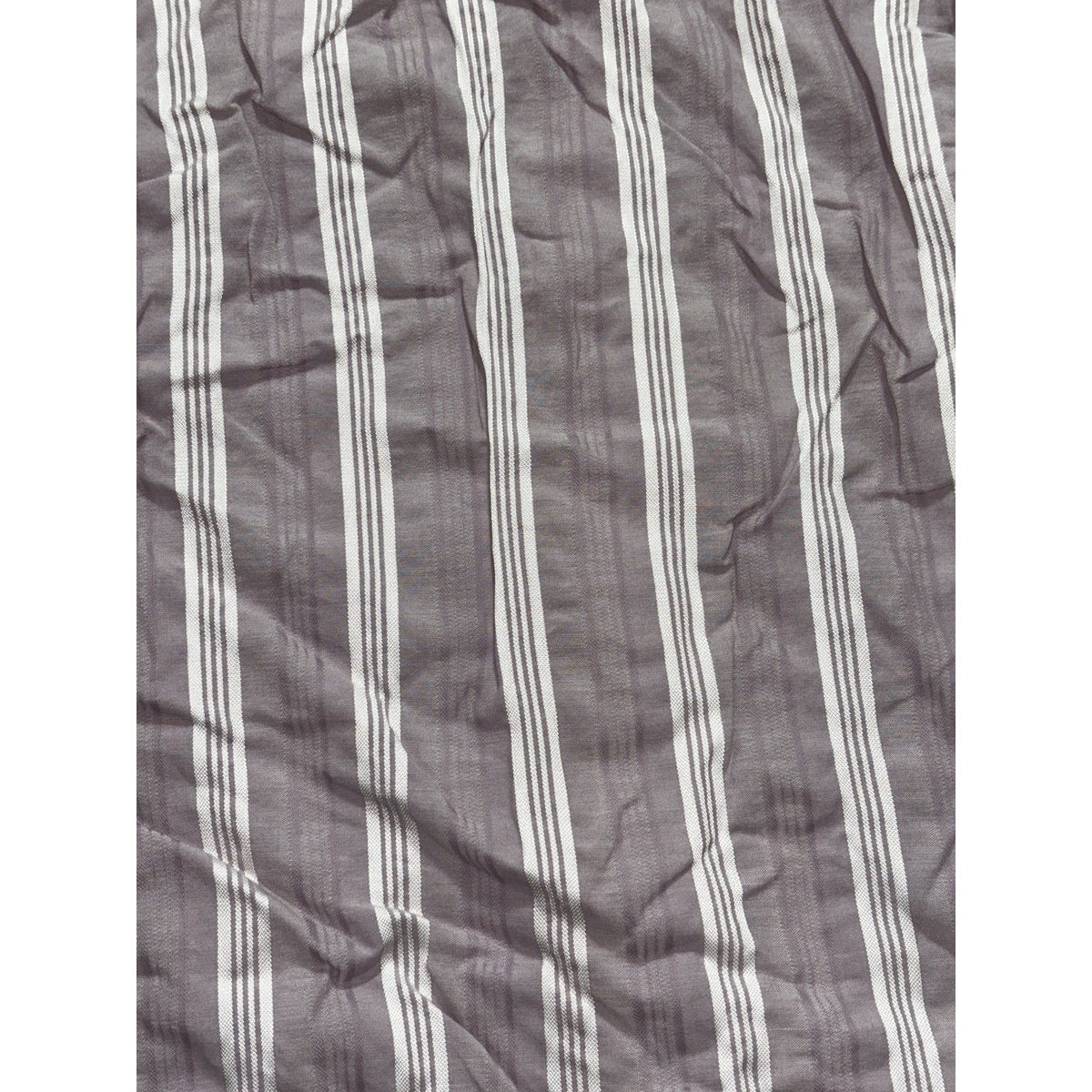 HUGO Hugo Boss Mens XL Mauve Gray Stripe Long Sleeve Button Up Dress Shirt