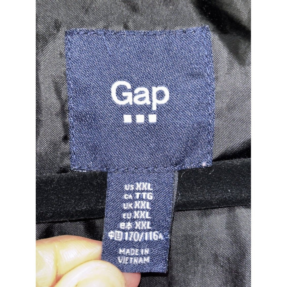 Gap Women's Black Quilted Puffer Vest Size XXL, photo 5 of 9