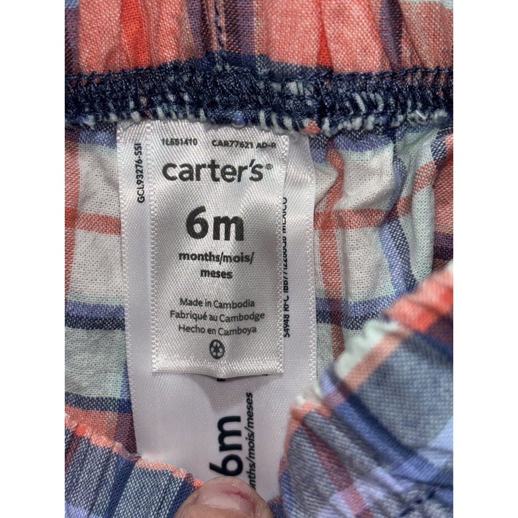 Carter's Baby 6M 9 Piece Bundle Cardigan Bodysuits Pants Shorts Hat Gray Brown