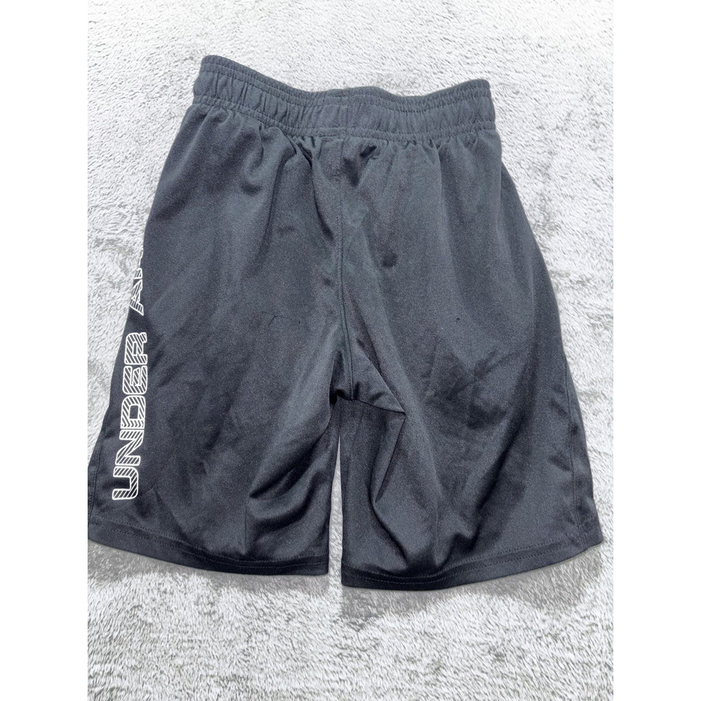 Under Armour Youth XS S 6 Pc Black Gray Athletic Bundle Tops Shorts Leggings