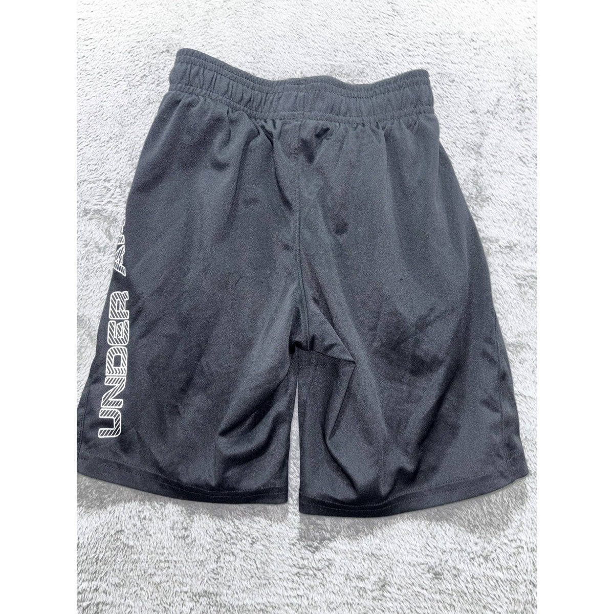 Under Armour Youth XS S 6 Pc Black Gray Athletic Bundle Tops Shorts Leggings