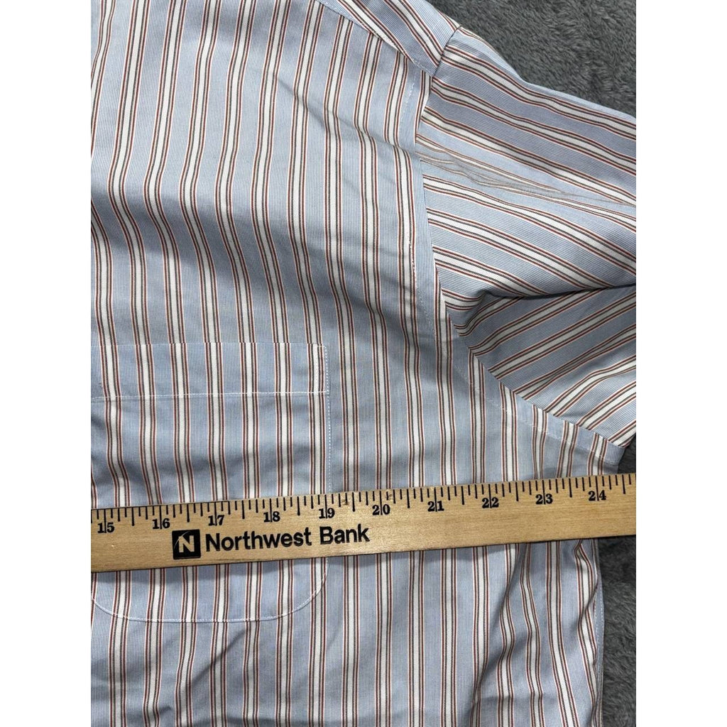 Brooks Brothers Men's Blue Striped Shirt 16 1/2-2/3, photo 4 of 8