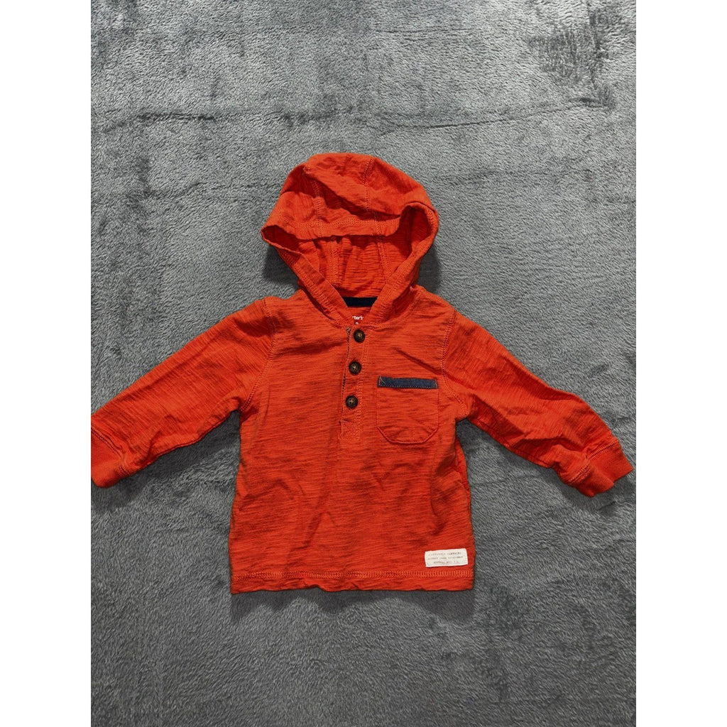 Carter's Baby Boy 12M 7 Piece Bundle Tiger Bodysuits Bomber Pants Orange Black