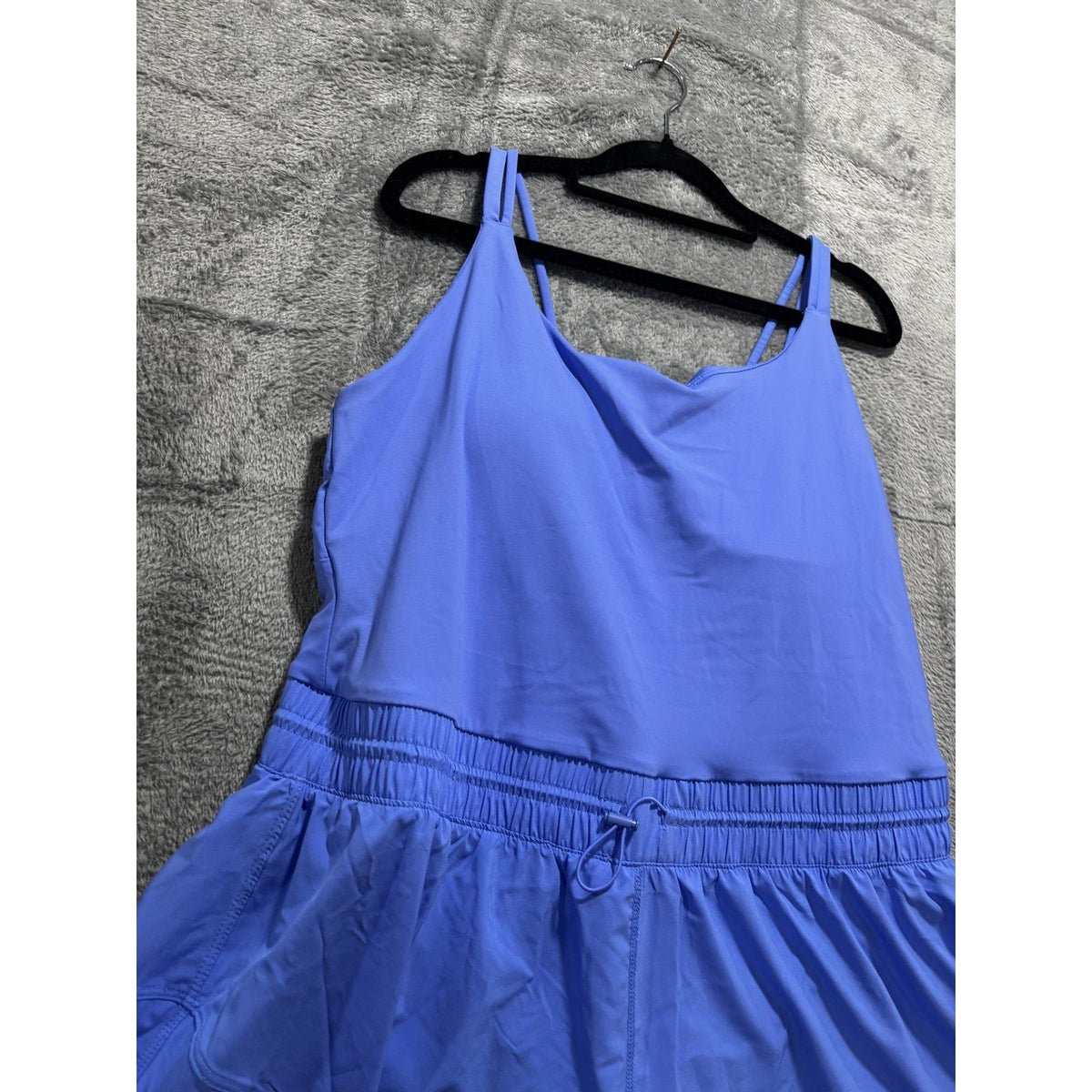 Avia Womens XL 16-18 Periwinkle Blue Athletic Romper Built In Shorts Activewear