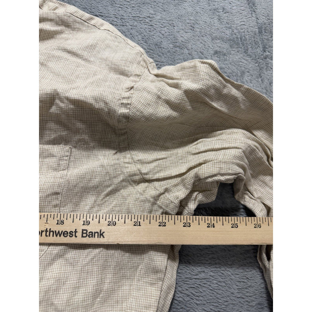 Brooks Brothers Men's Beige Irish Linen Shirt XL, photo 6 of 9