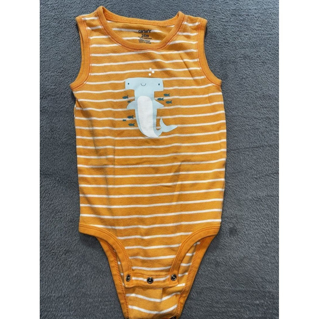 Carter's Baby Boy Bodysuits & Romper Lot 6 Pcs 24M, photo 6 of 23