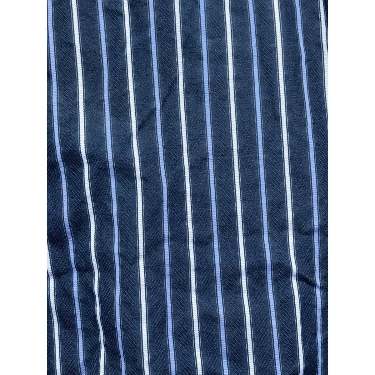 Express Men's Navy Striped Dress Shirt Size XL, photo 7 of 9