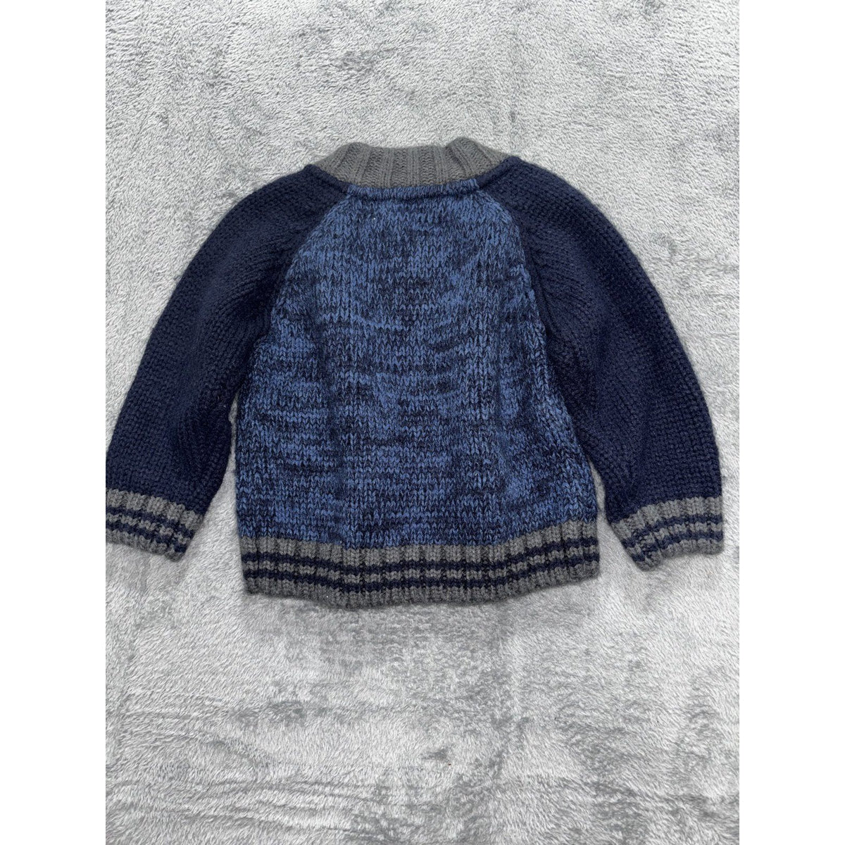 Carter's Baby Boy 12M 6 Piece Bundle Fleece Sleepers Cardigan Henleys Navy Gray