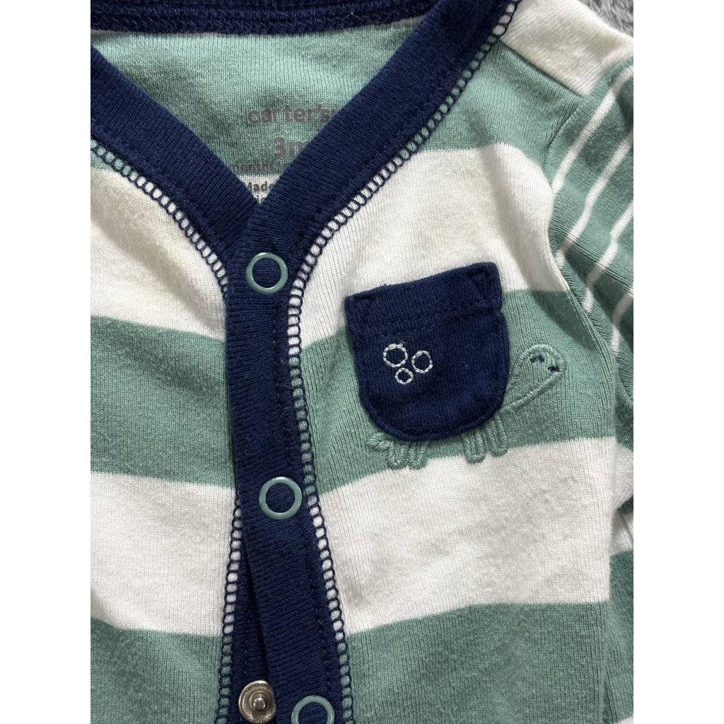 Carter's & B'gosh Baby Boy Sleepers Lot 3 Pc 3M, photo 11 of 13