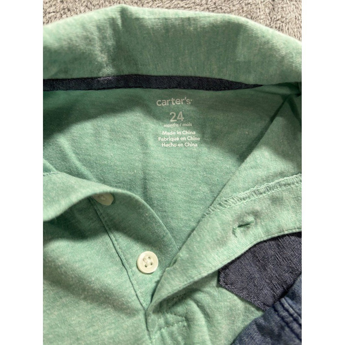 Carter's Baby Boy Vest & Chambray Lot 5 Pcs 24M, photo 7 of 11