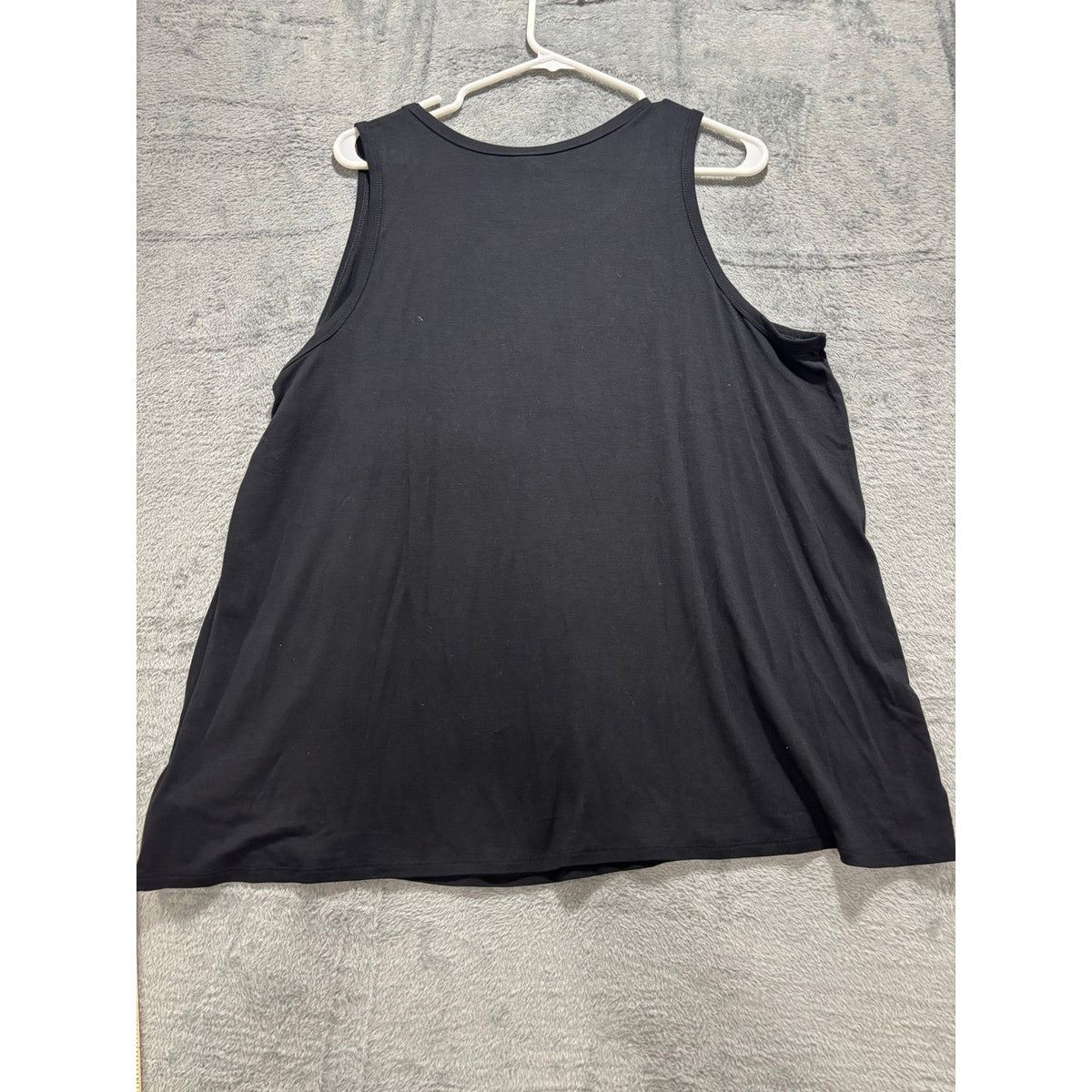 Old Navy Womens XL Tall Black Luxe Tank Top Sleeveless Casual Athleisure Basic