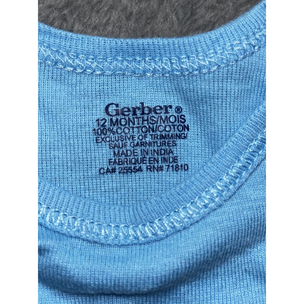 Carter's Gerber Baby 12M 5 Piece Bundle Rash Guard Swim Shorts Onesies
