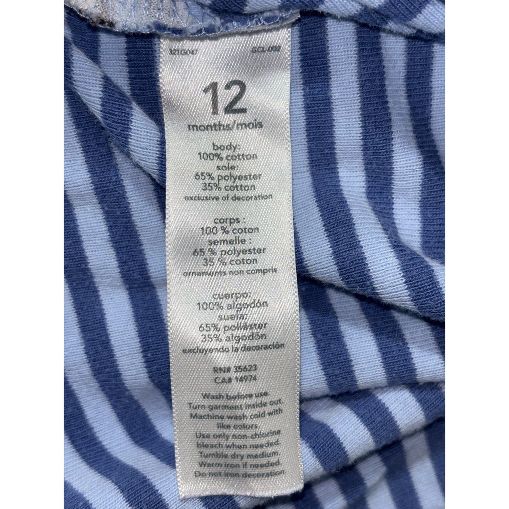 Carter's Baby Boy 12M 4 Piece Bundle Sleepers Bodysuit Shorts Teal Blue Orange