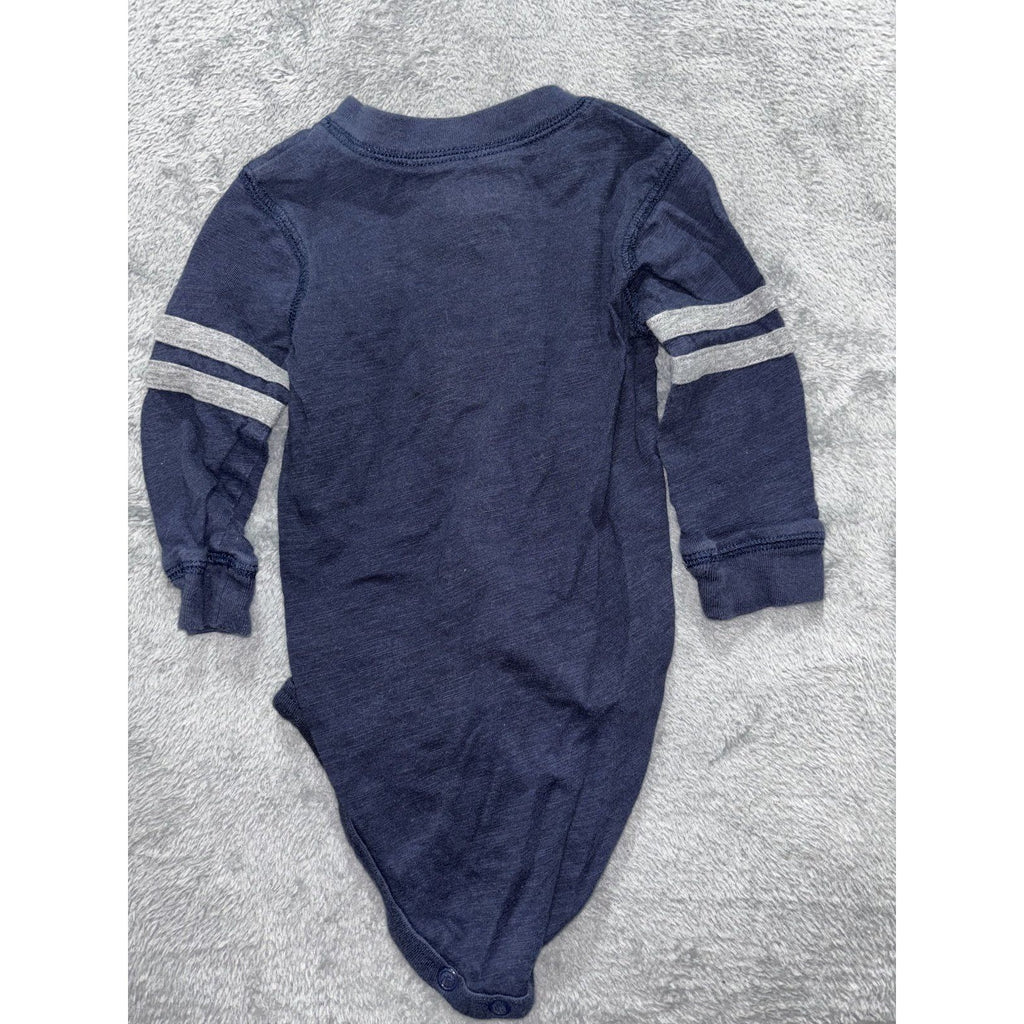 Carter's Baby Boy 12M 6 Piece Bundle Fleece Sleepers Cardigan Henleys Navy Gray