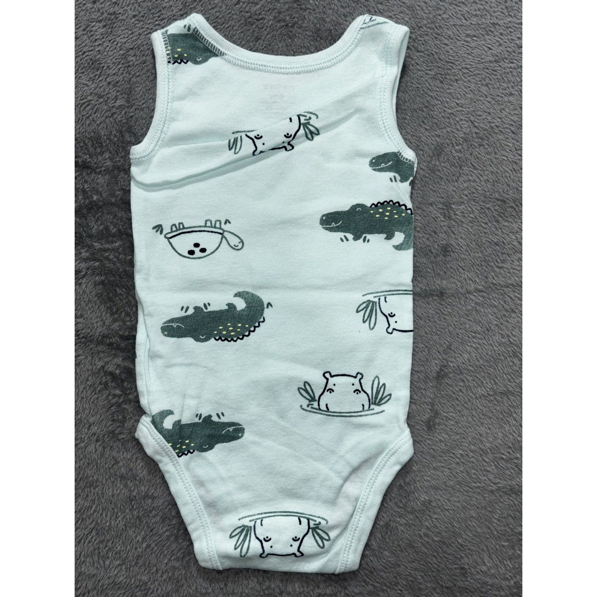 Carter's Baby Boy 6M 6 Piece Bundle Tee Shorts Tank Bodysuits Green Blue Navy