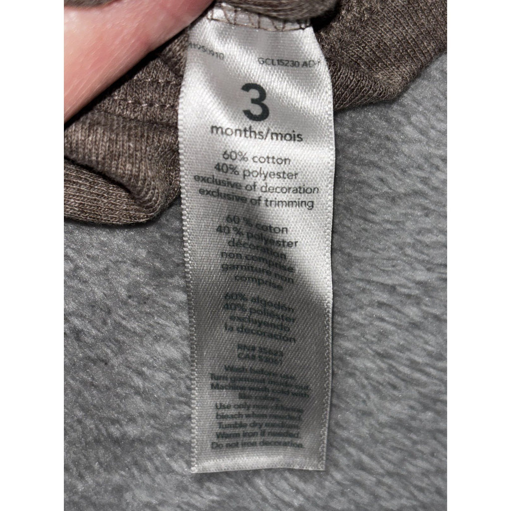 Carter's Baby Boy 3M 7 Piece Bundle Bodysuits Henley Pants Blue Brown Navy