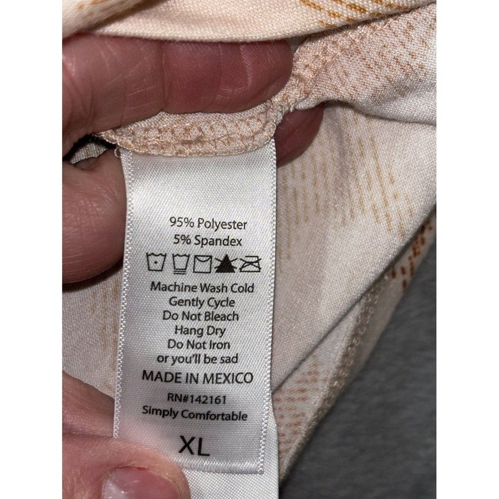 LuLaRoe Women's Cream Fall Ringer Tee Size XL, photo 6 of 10