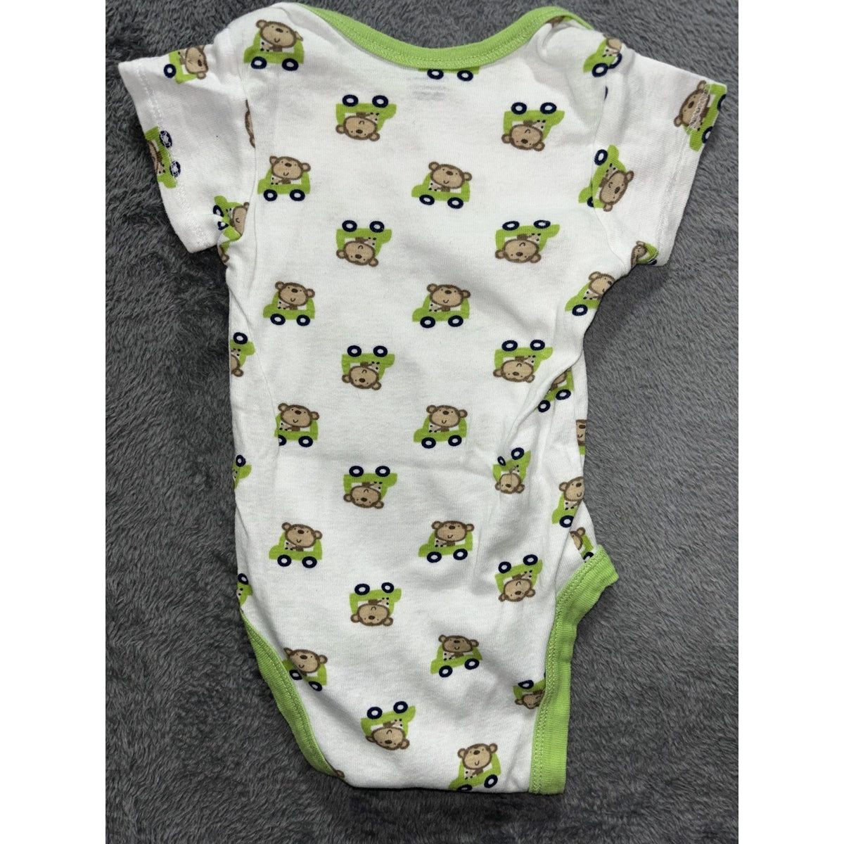 Gerber Baby Boy 3-9M 6 Piece Bundle Sleeper Bodysuits Green Blue Navy