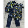 365 Kids from Garanimals Boys 6 4 Pc Bundle Windbreaker Jeans Tee Shorts Dino