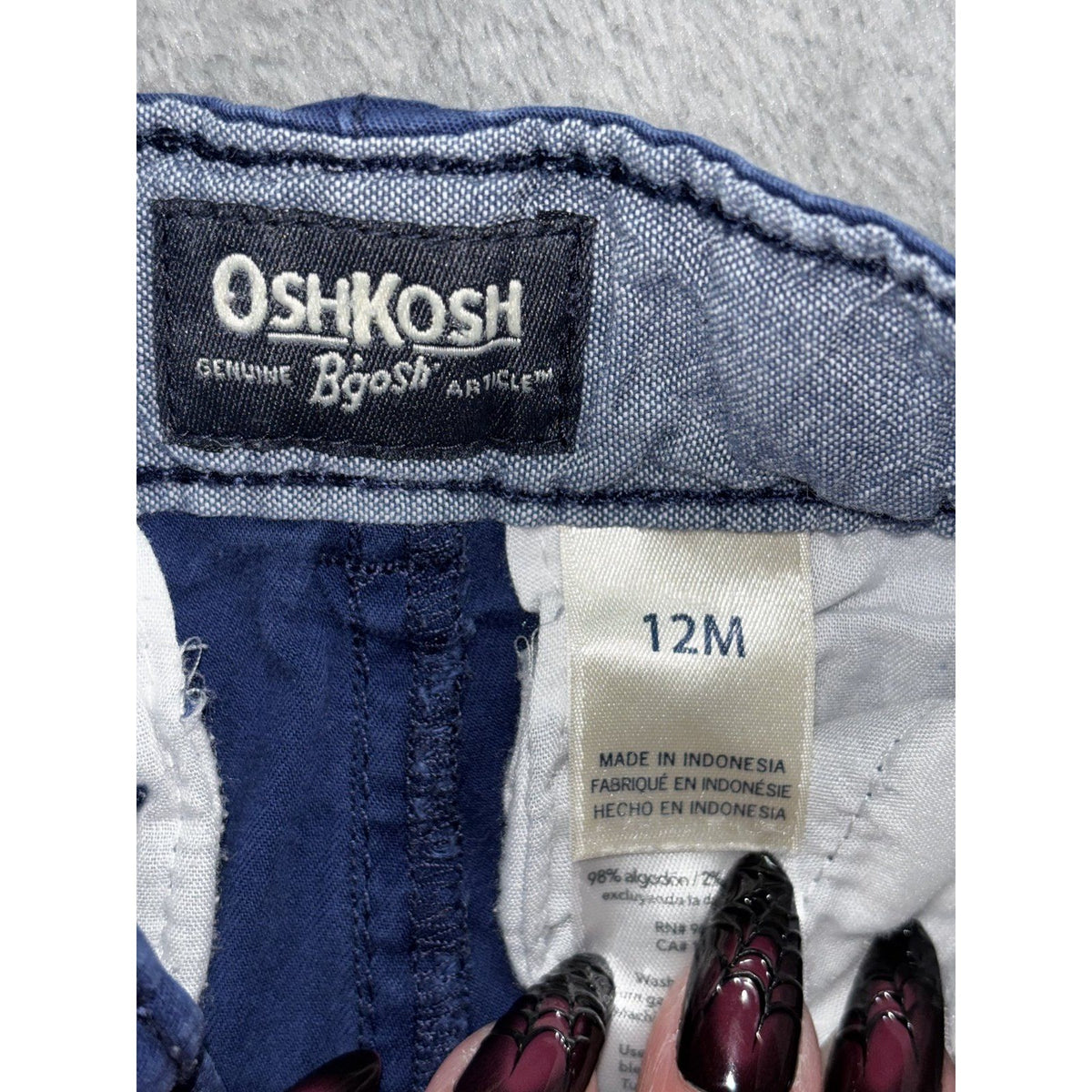 OshKosh & Carter's Baby Denim Lot 4 Pieces 12M, photo 14 of 15