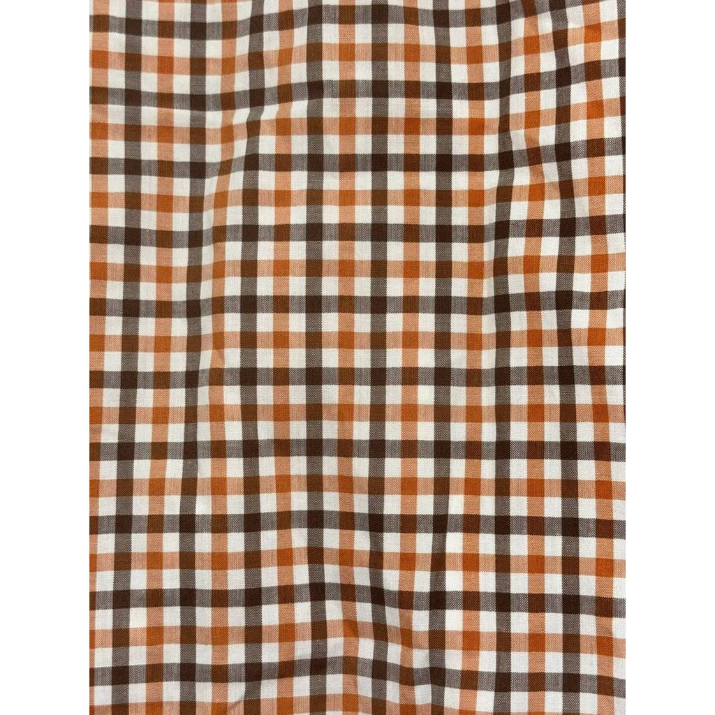Turnbull & Asser Men's Orange Check Shirt 15 1/2, photo 5 of 8