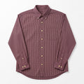American Eagle Women's Burgundy Check Shirt Size XL