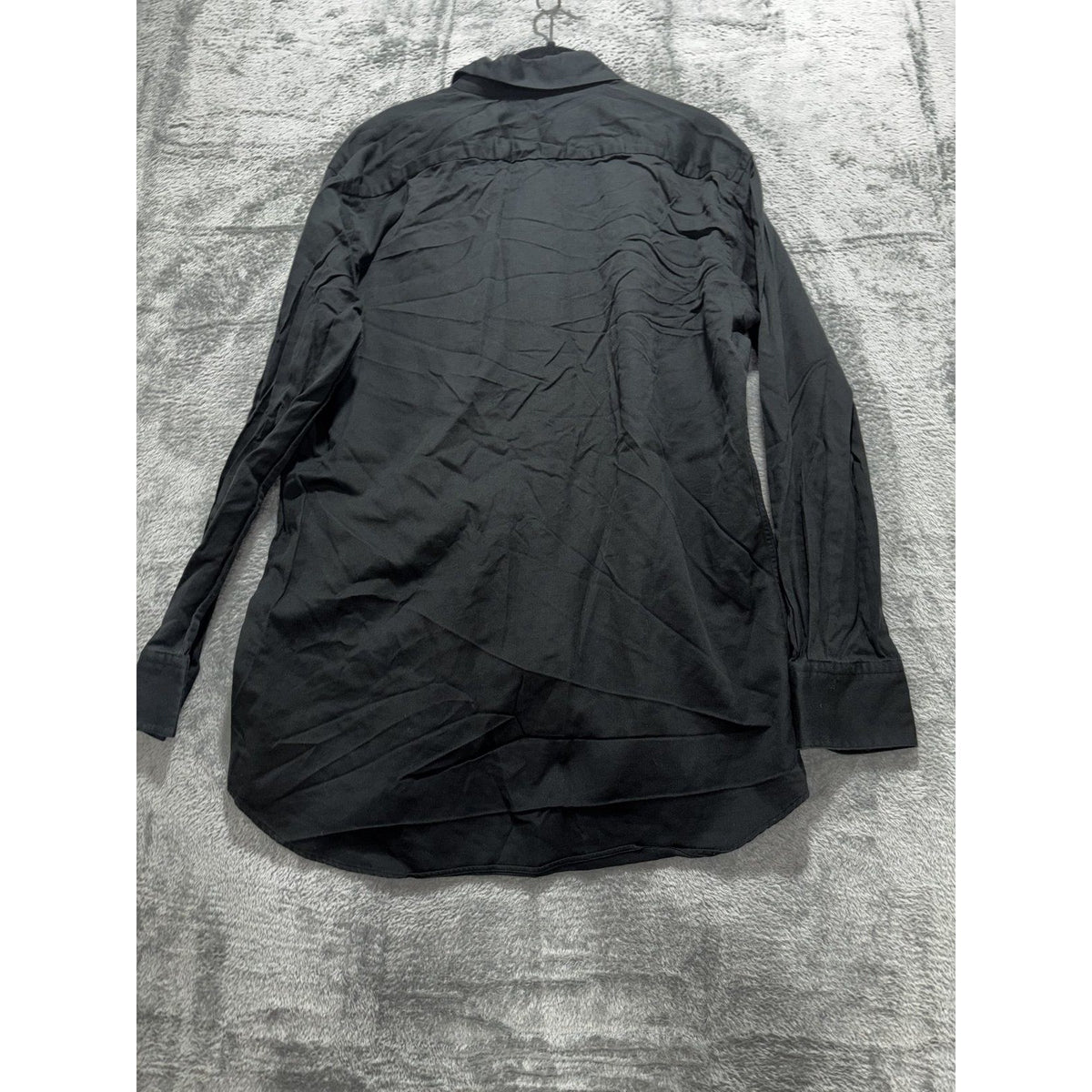 Hugo Boss Mens 15 1/2 34/35 Black Long Sleeve Button Up Dress Shirt