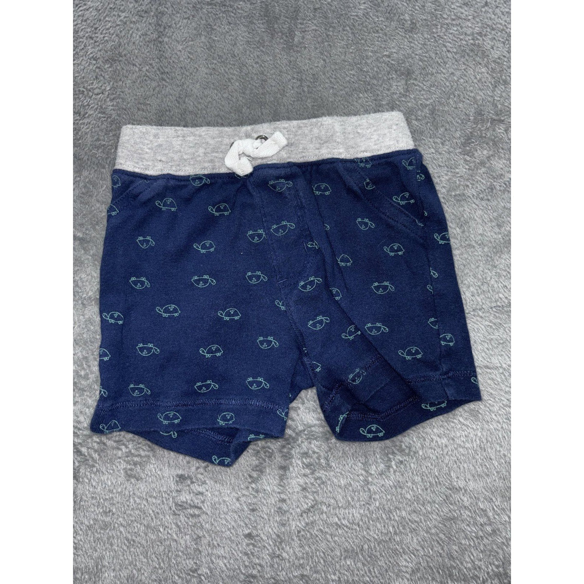 Carter's Baby 12M 8 Piece Bundle Bodysuits Tee Shorts Pants Dinosaur Turtle
