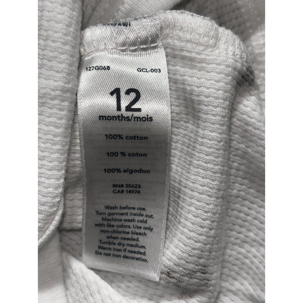 Carter's Baby Boy 12M 8 Piece Bundle Penguin Bodysuits Hoodie Pants Red Gray