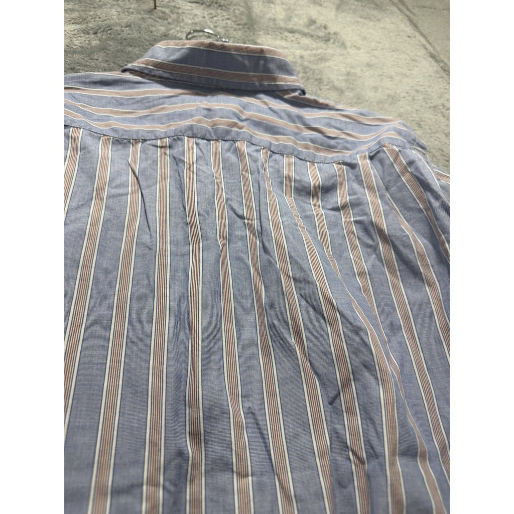 Abercrombie & Fitch Men's Blue Striped Shirt Size L, photo 10 of 10