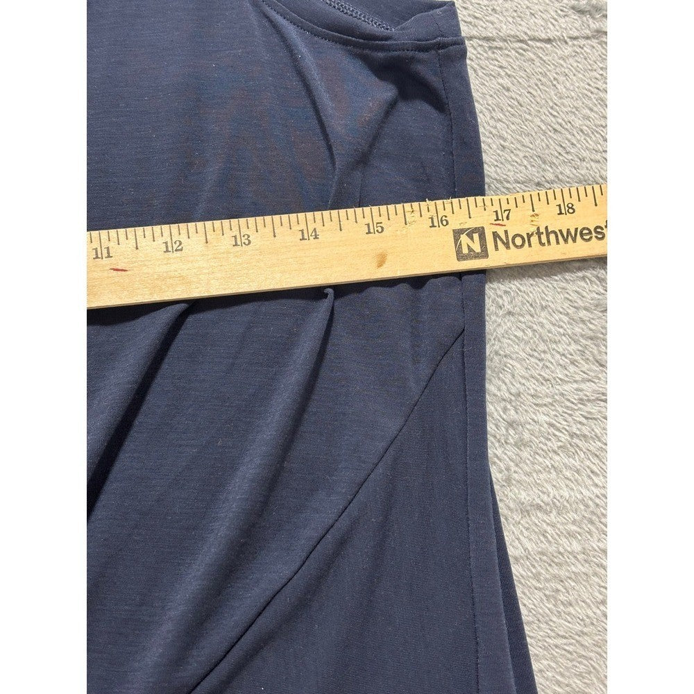 Athleta Girl XXL/16 Navy Blue Twist Around Tank Top Girls Athleisure Casual Yoga