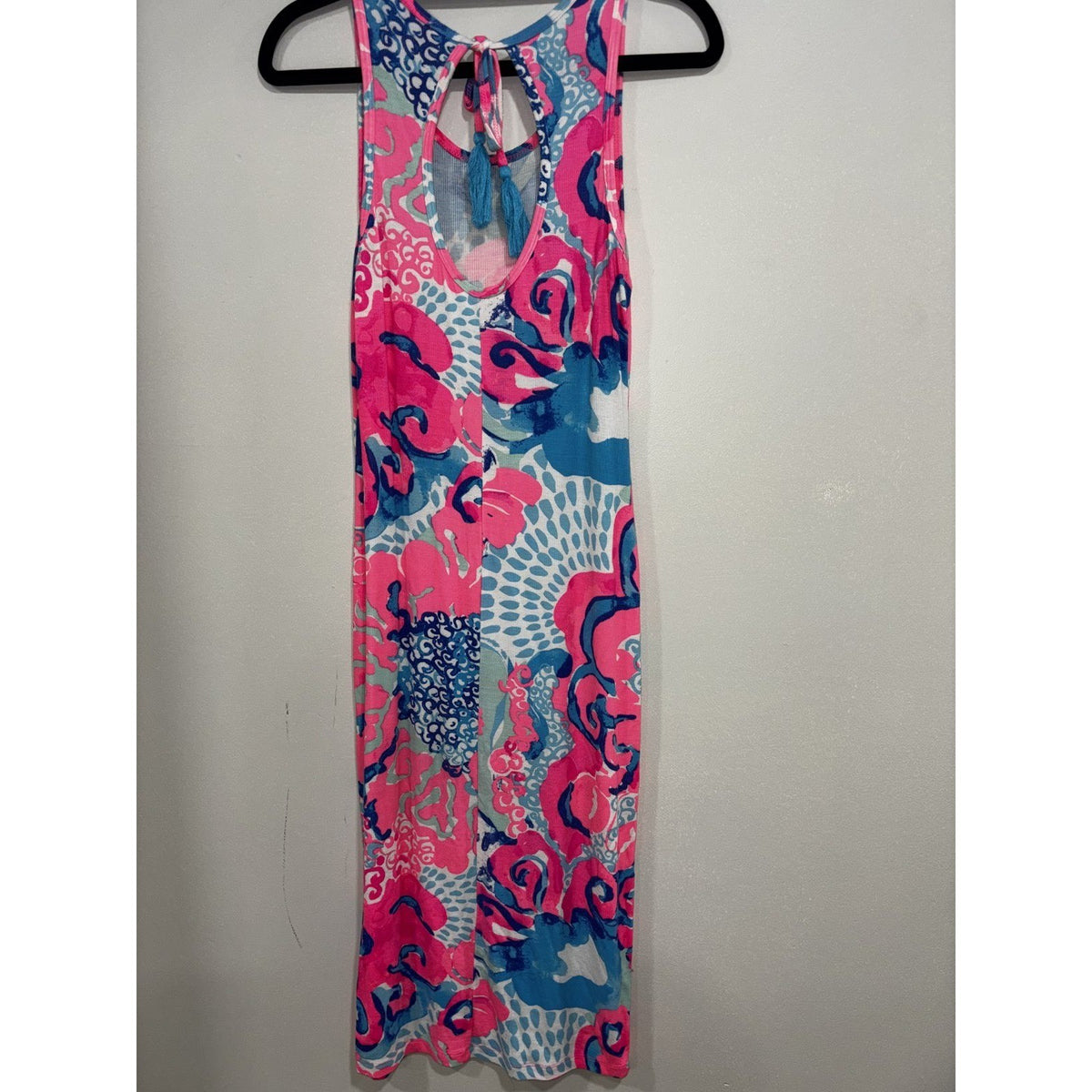 Lilly Pulitzer Women's Pink Print Maxi Dress Size XS, photo 7 of 13