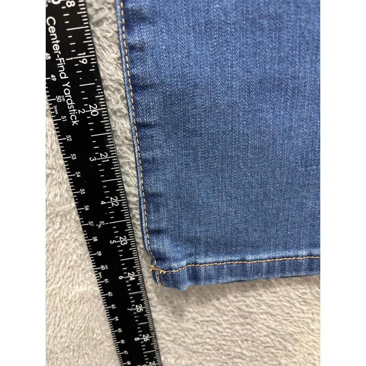 Sonoma 18PS Blue Straight Leg Everyday Jean Womens Casual Vintage Mid Rise Denim