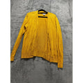 Old Navy Womens L Mustard Open Front Cardigan Long Sleeve Casual
