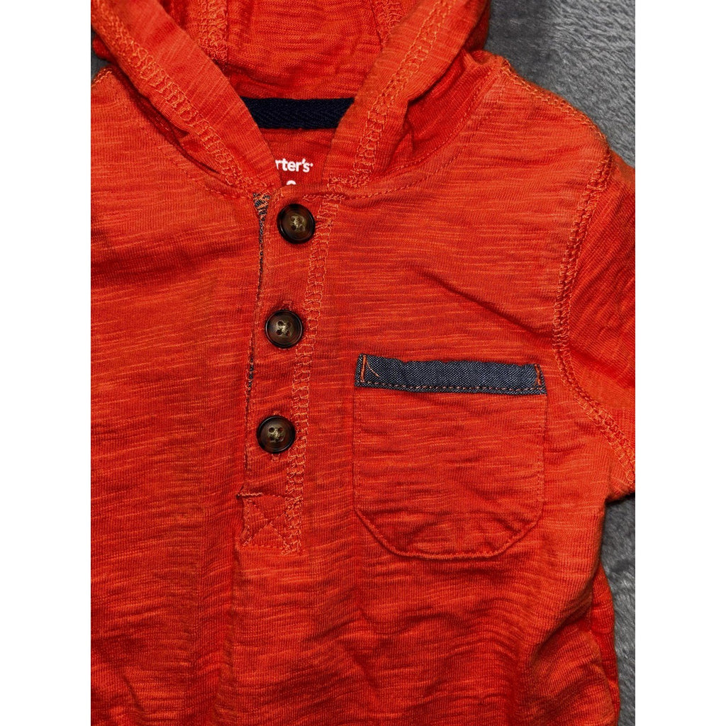 Carter's Baby Boy 12M 7 Piece Bundle Tiger Bodysuits Bomber Pants Orange Black