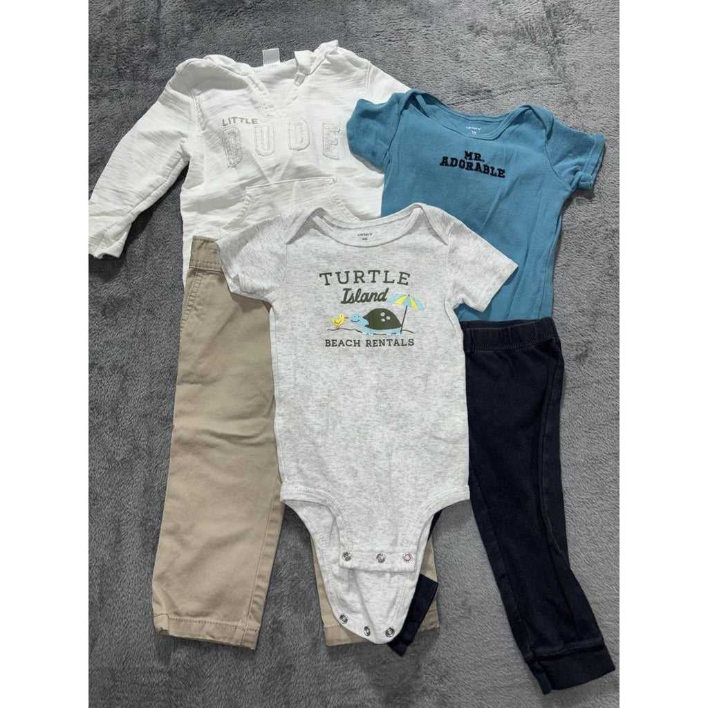 Carter's Baby Boy Clothes Lot 5 Pieces 18M