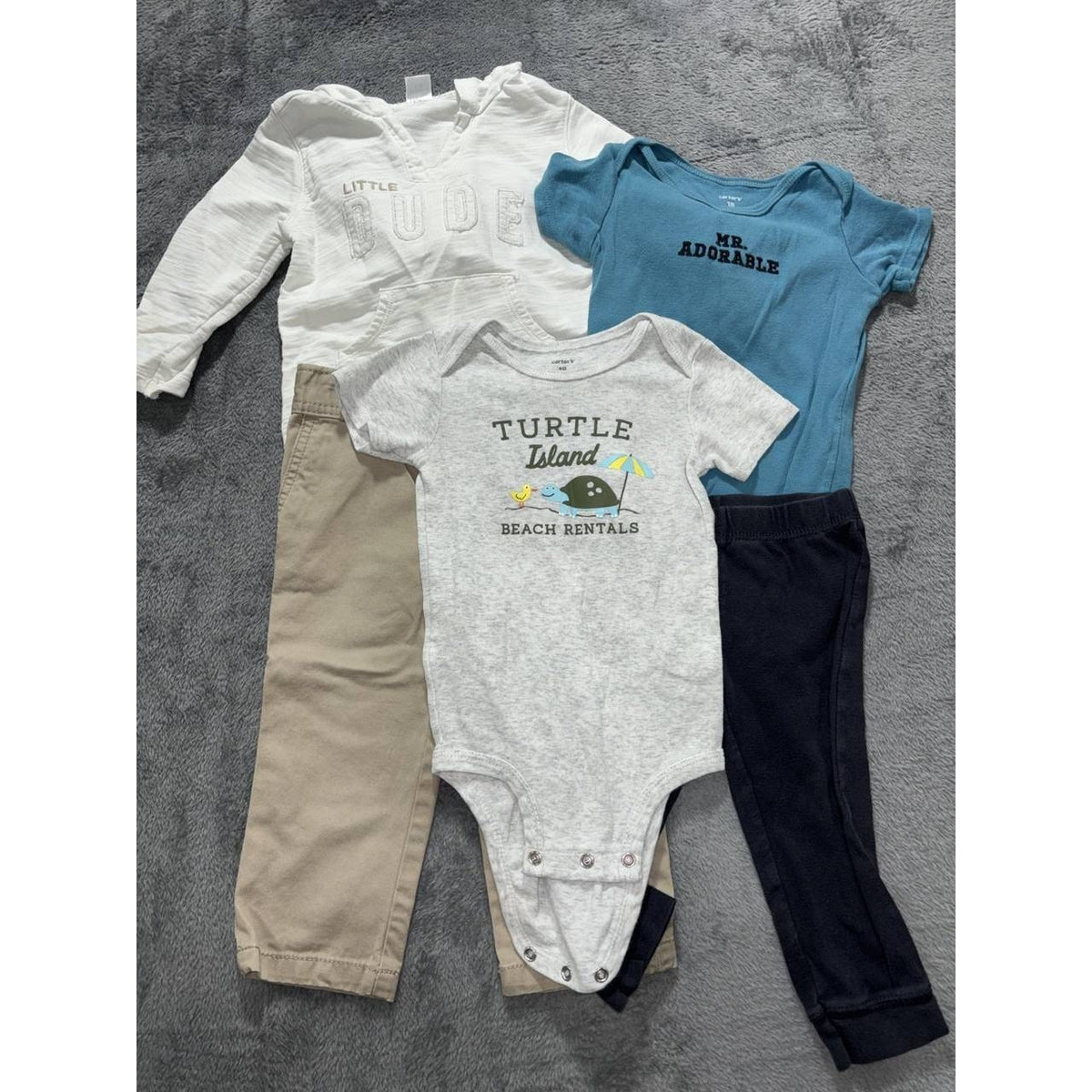Carter's Baby Boy Clothes Lot 5 Pieces 18M