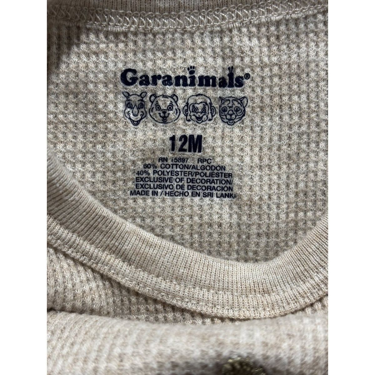 Carter's Baby Boy 12M 5 Piece Bundle Moose Bodysuit Pants Cardigan Gray Tan