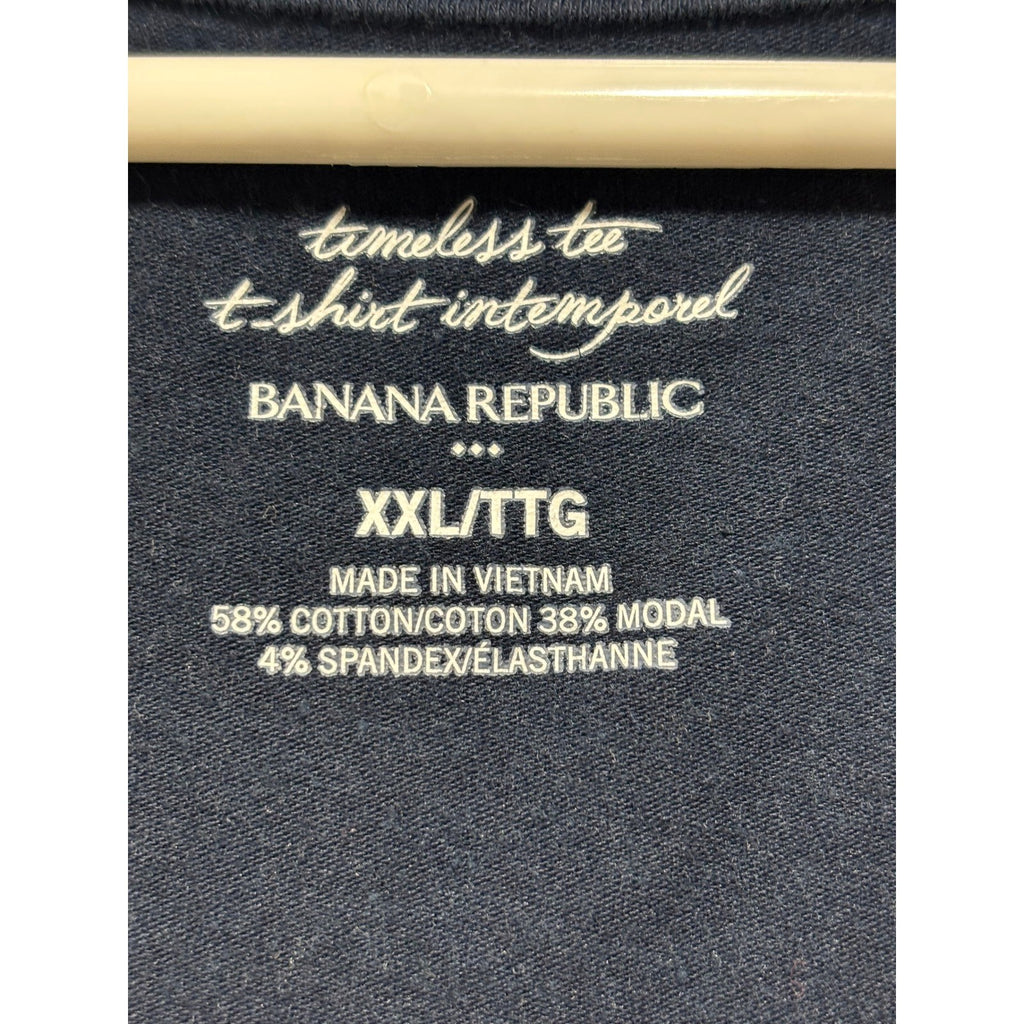 Banana Republic Women's Navy V-Neck Tee Size XXL, photo 7 of 10