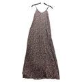 Old Navy M Navy Blue Floral Cami Maxi Dress Womens Boho Casual Ditsy