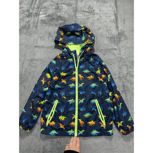 365 Kids from Garanimals Boys 6 4 Pc Bundle Windbreaker Jeans Tee Shorts Dino