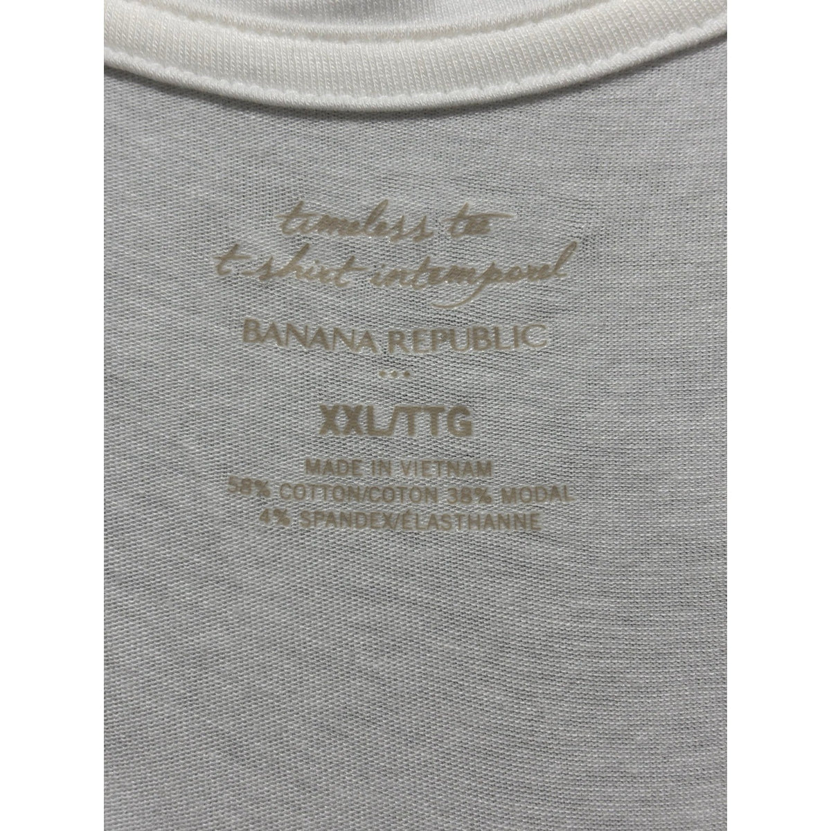 Banana Republic Women's White V-Neck Tee Size XXL, photo 9 of 13
