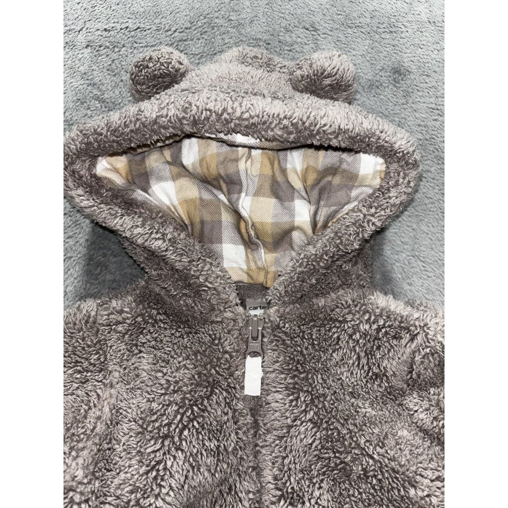 Carter's Baby Boy 12M 6 Piece Bundle Fleece Sleepers Cardigan Henleys Navy Gray